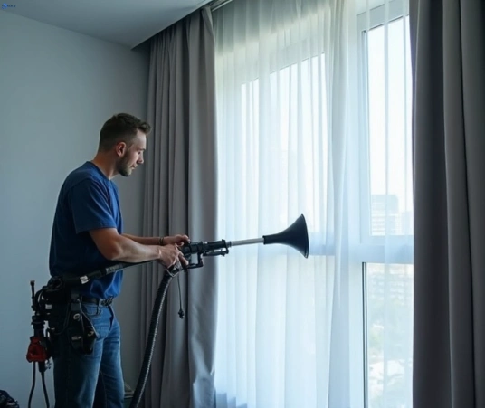 Professional drapes cleaning process tools Matty Curtain Cleaning travancore-vic