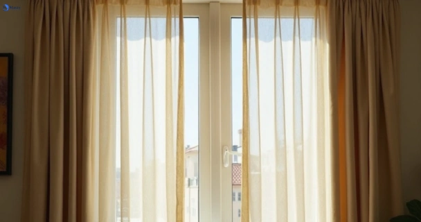 Dull dusty drapes in travancore-vic before professional cleaning